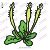 Cactus Plant Embroidery Design